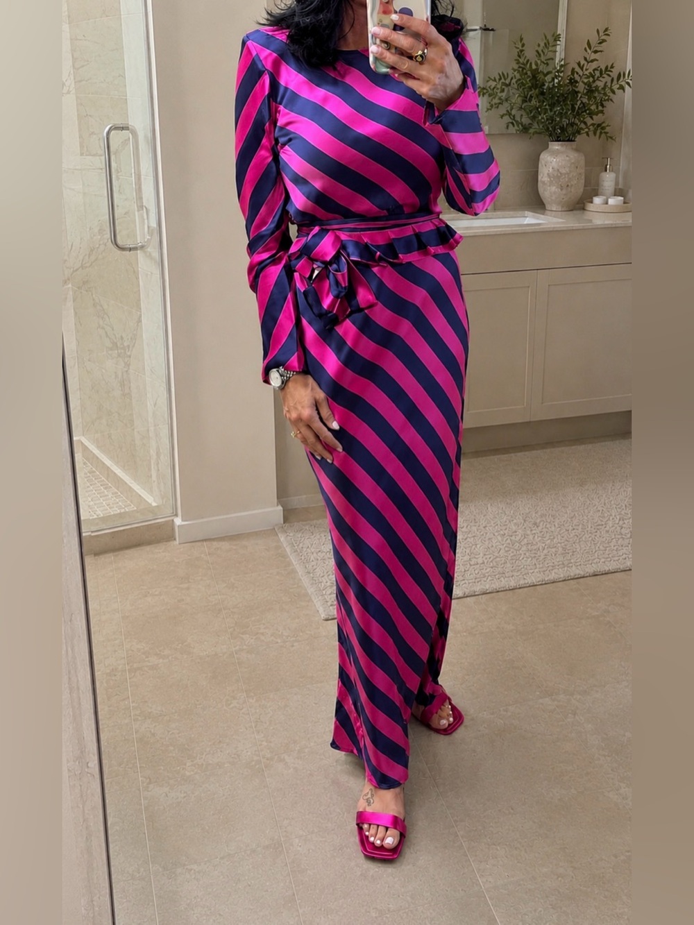 Maggie Marilyn silk maxi dress